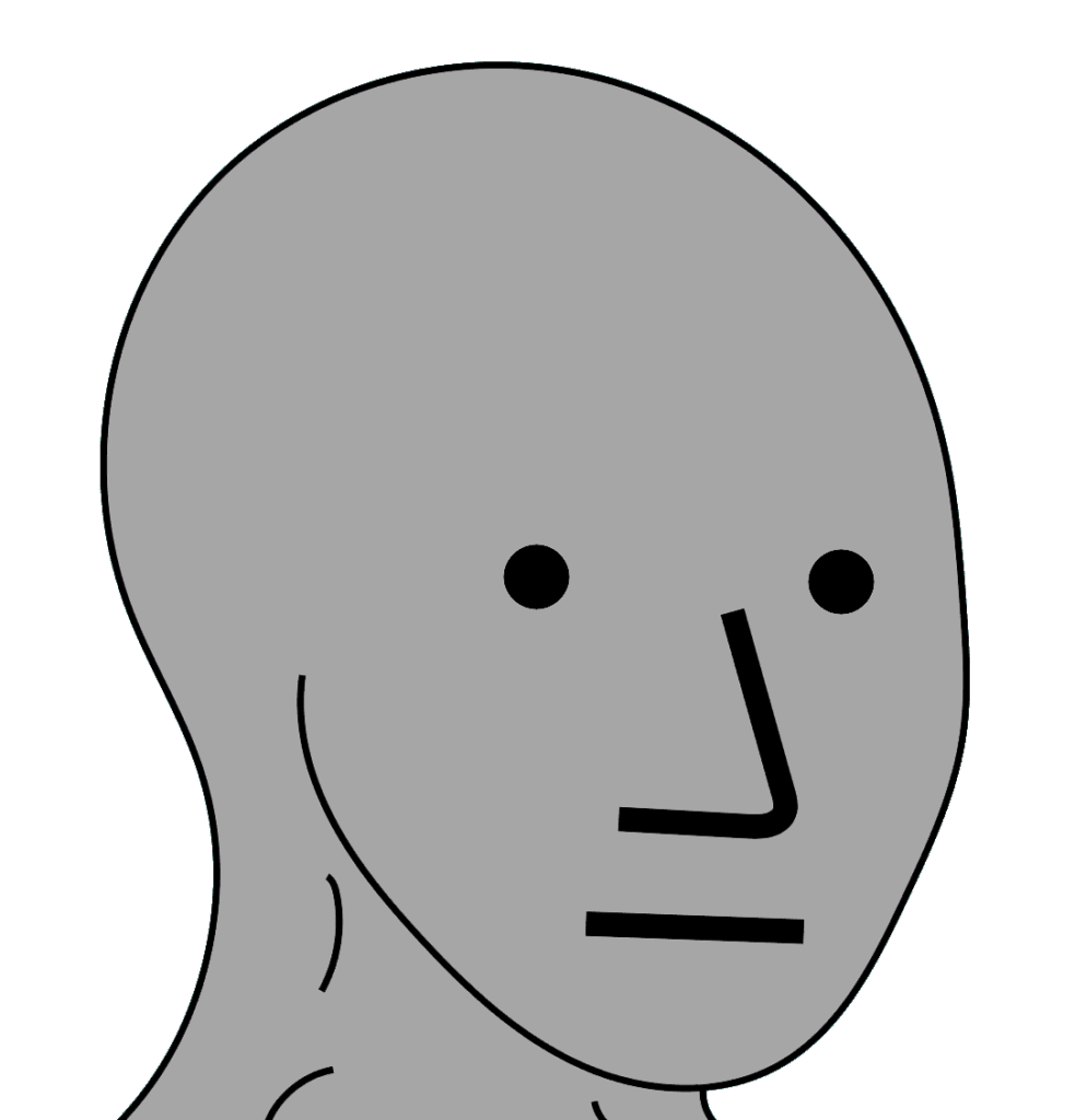 meme npc wojak
